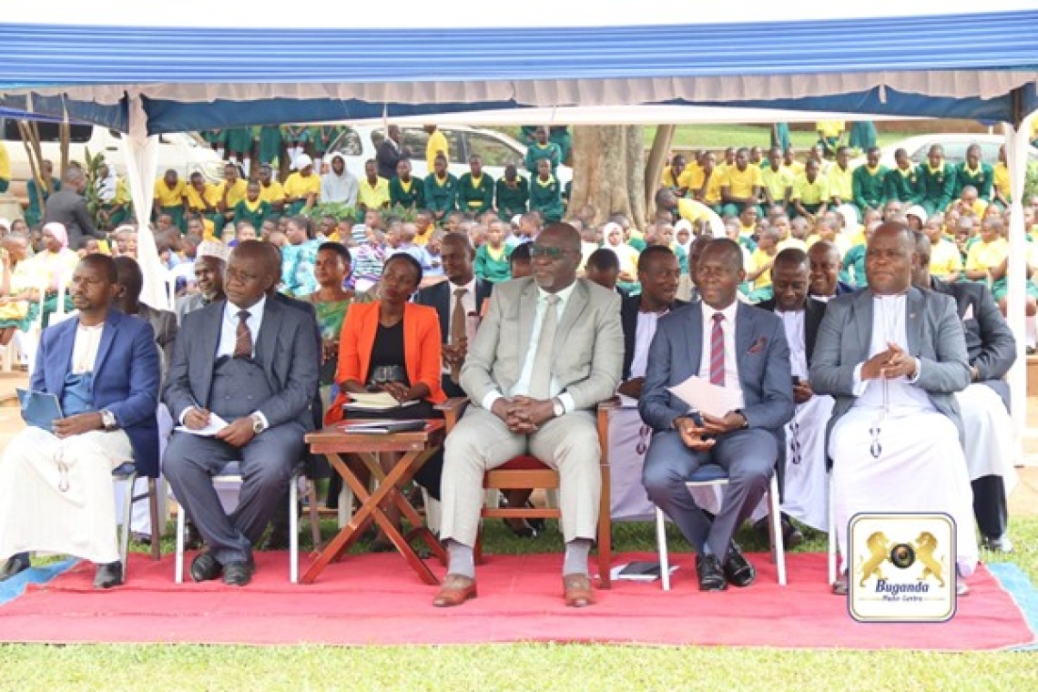 The Second Deputy Katikkiro, along with other dignitaries, welcomed the Kabaka’s subjects